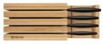 KYOCERA Комплект от 4 бр.керамични ножове ( бяло острие) + бамбуков блок